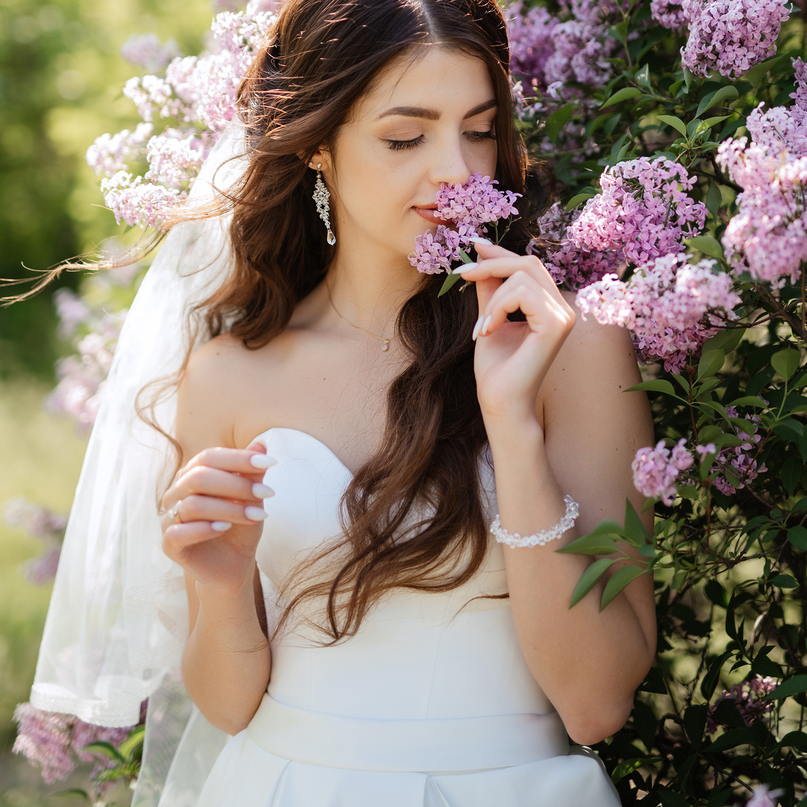 Lilas - robe de mariée fluide dentelle - Oksana Kokhan